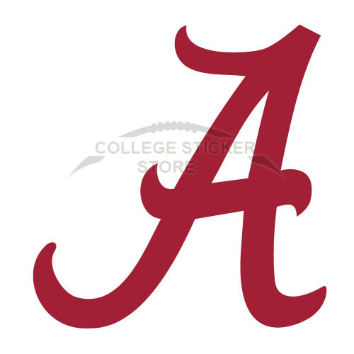 Customs 2001-Pres Alabama Crimson Tide Alternate Iron-on Transfers (Wall Stickers)NO.3704